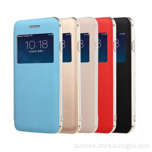 Luxury Leather Mobile Phone Case for iPhone 6, Perfectly Fits the Shape, Multi-design